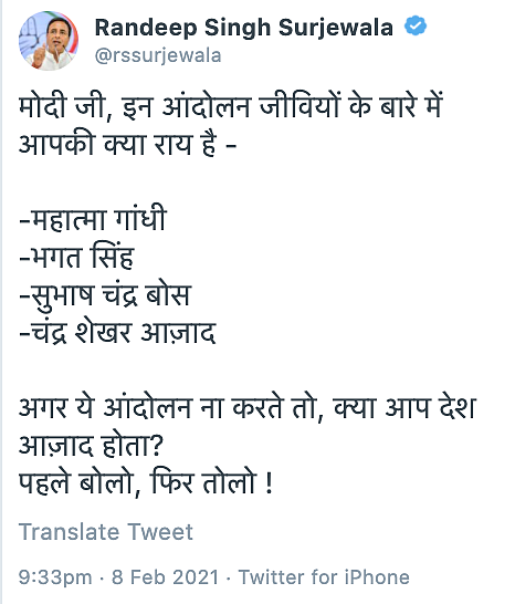 What About Mahatma Gandhi? Twitter on PM’s ‘Andolanjeevi’ Remark