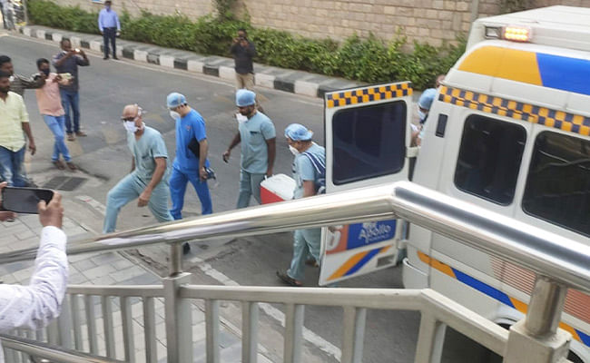The organ harvested from a man found to be brain dead, was transported from Nagole metro station to Jubilee Hills.