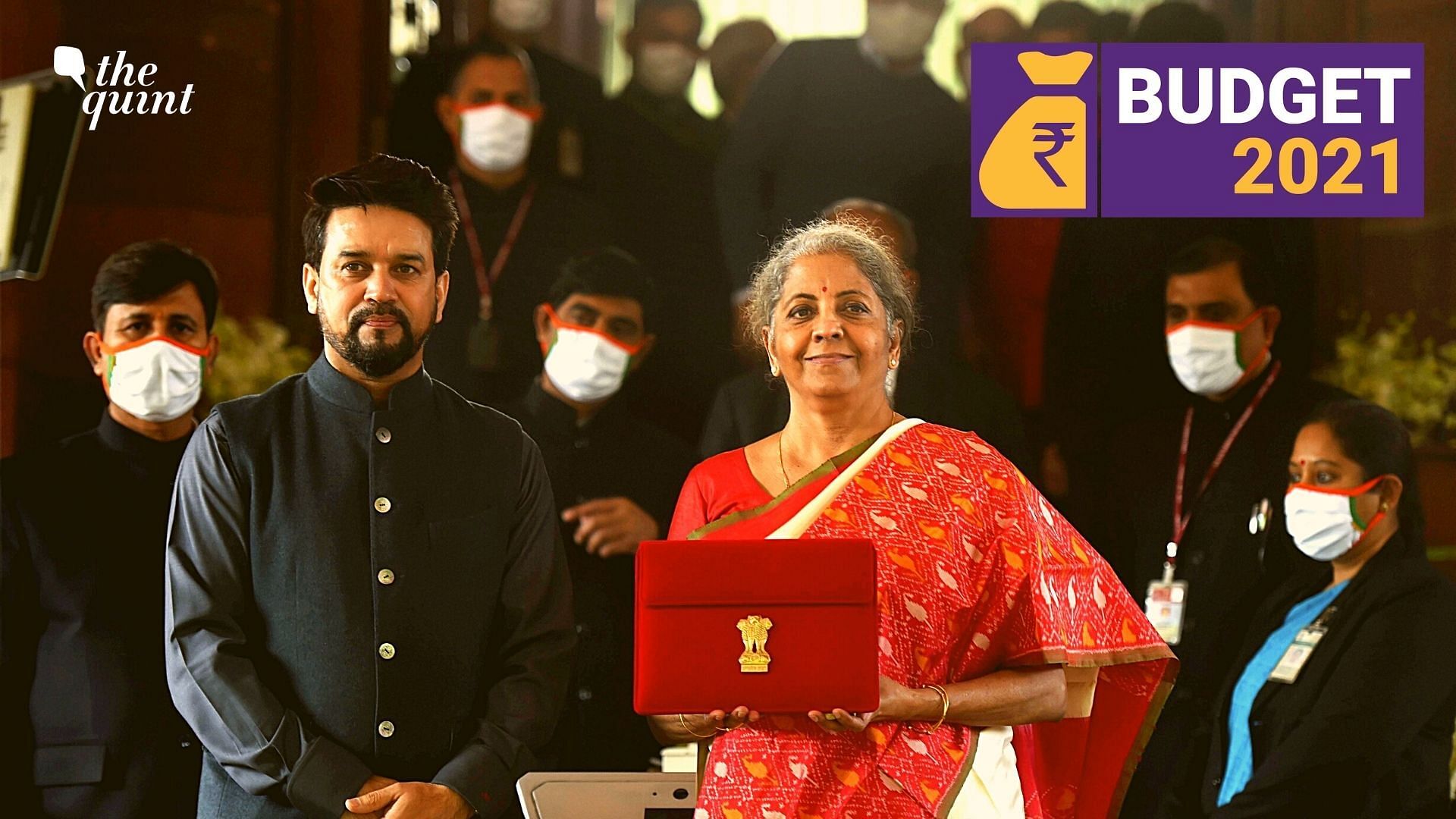 Finance Minister Nirmala Sitharaman replaced the Swadeshi bahi khata with a Made in India tablet ahead of the Union Budget 2021.