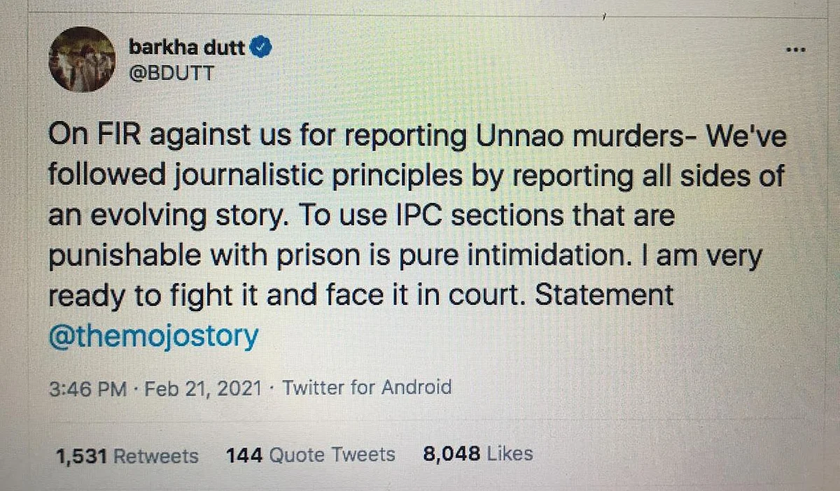 UP Police Registers FIR Against 8 Twitter Handles in Unnao Case