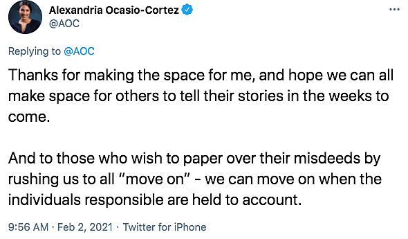 Alexandria Ocasio-Cortez Says She’s a Survivor of Sexual Assault