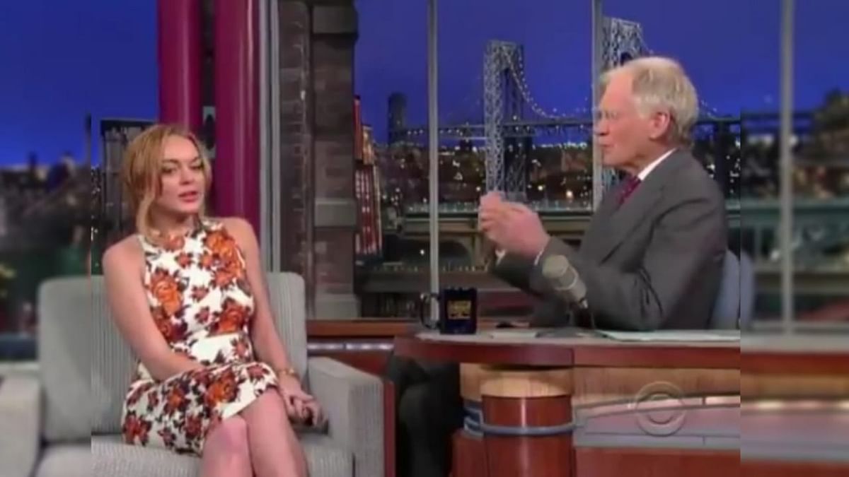 Letterman Called Out As Old Interview With Lindsay Lohan Surfaces