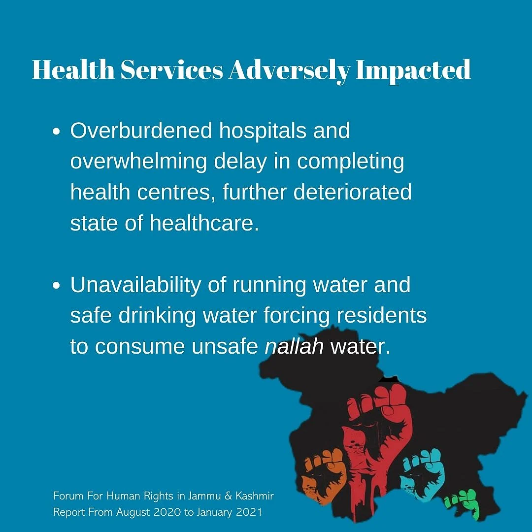 Restrictions on movement of patients, such as orders under Section 144 of the CrPC, continued to impede access to quality medical care.