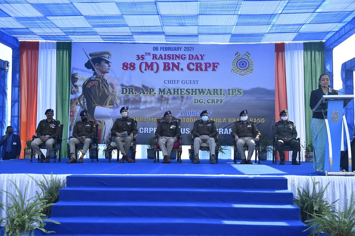 CRPF inducts women commandos in its special wing for anti-naxal operations.