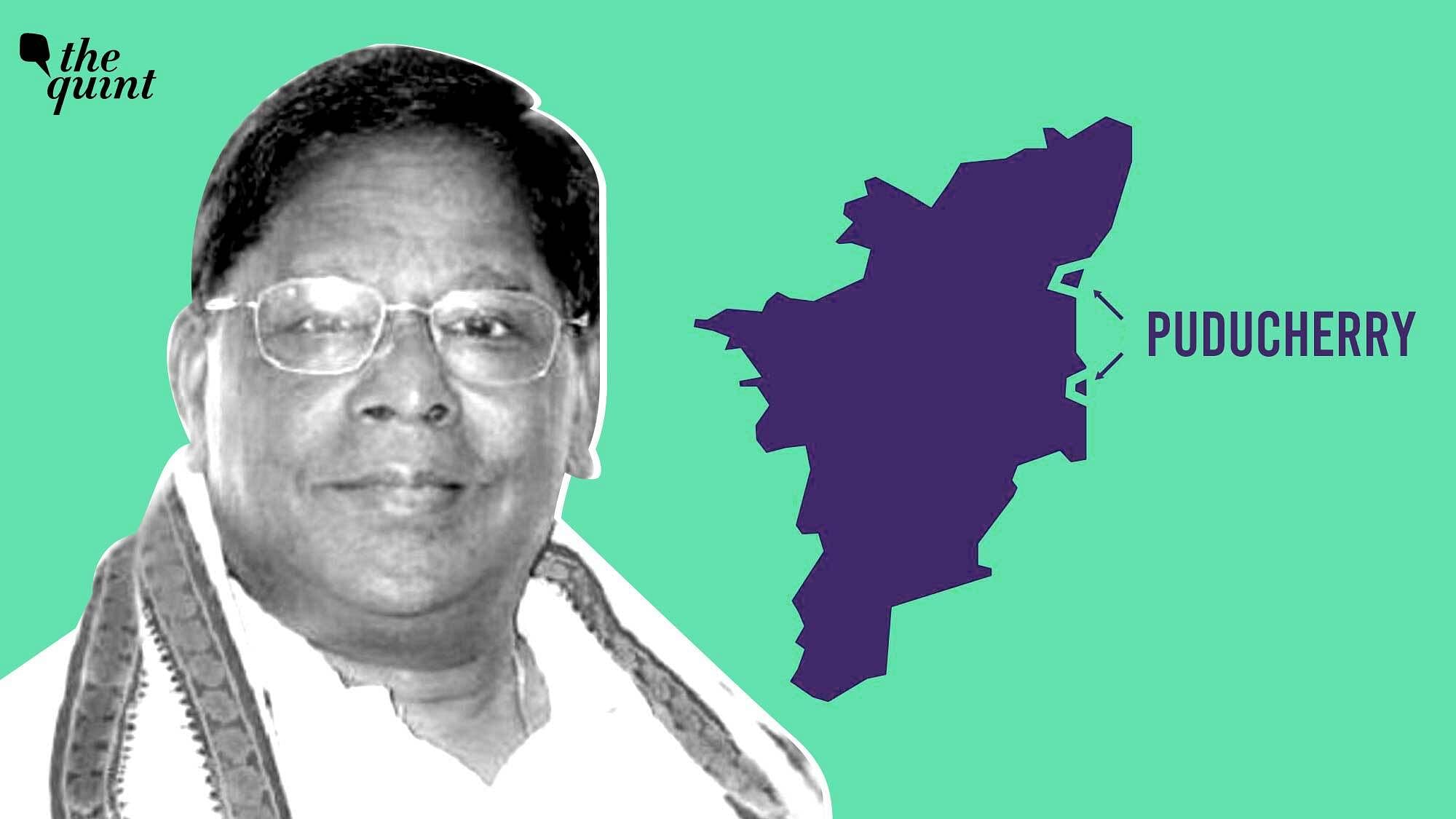 The Congress in Puducherry had been hit by a spate of resignations in the last one month.&nbsp;