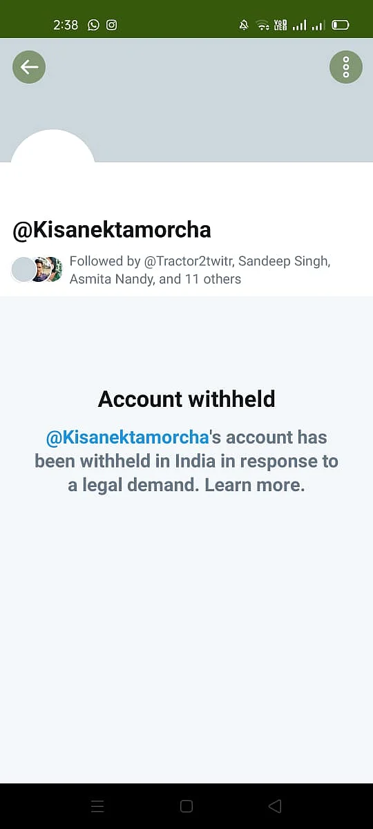 Caravan, Kisan Ekta Morcha Among Twitter Pages ‘Withheld in India’