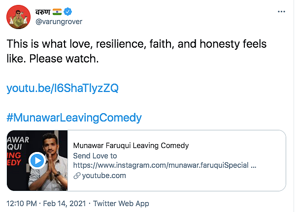 You Want to Spread Love or Hate?: Munawar Faruqui in Latest Video