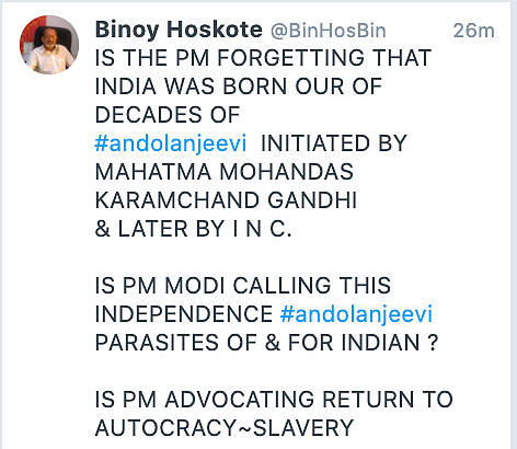 Twitter reactions to PM Modi’s statement