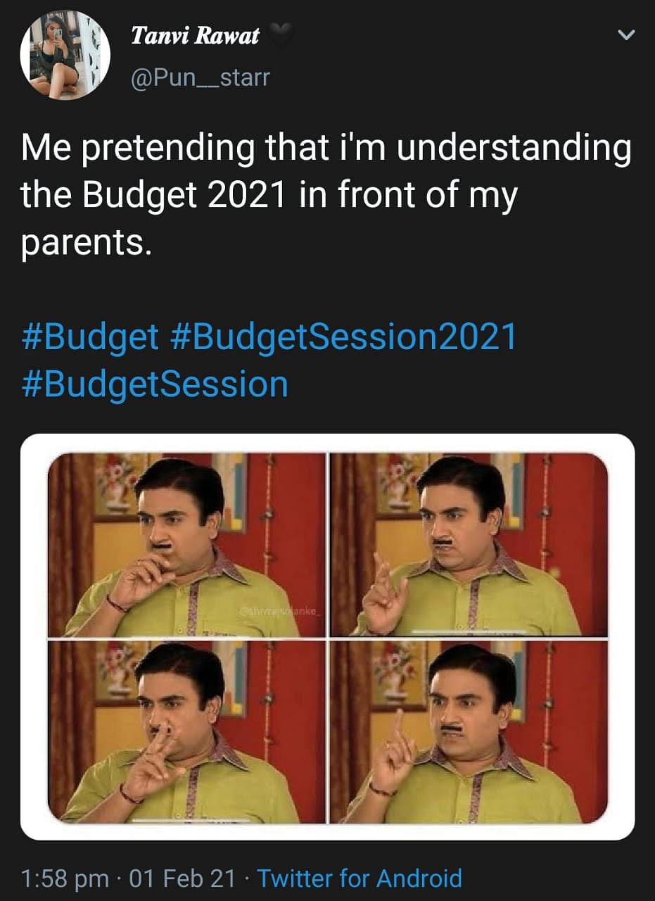 As Nirmala Sitharaman announces this year's budget, netizens were busy cracking jokes. 