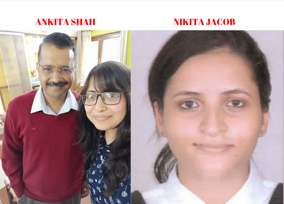 Left: Ankita Shah. Right: Nikita Jacob.