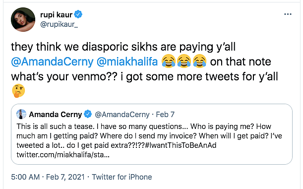 Mia Khalifa, Amanda Cerny, Rupi Kaur Unite to Mock Trolls