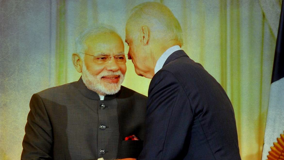 Prime Minister Narendra Modi and US President Joe Biden. File photo.