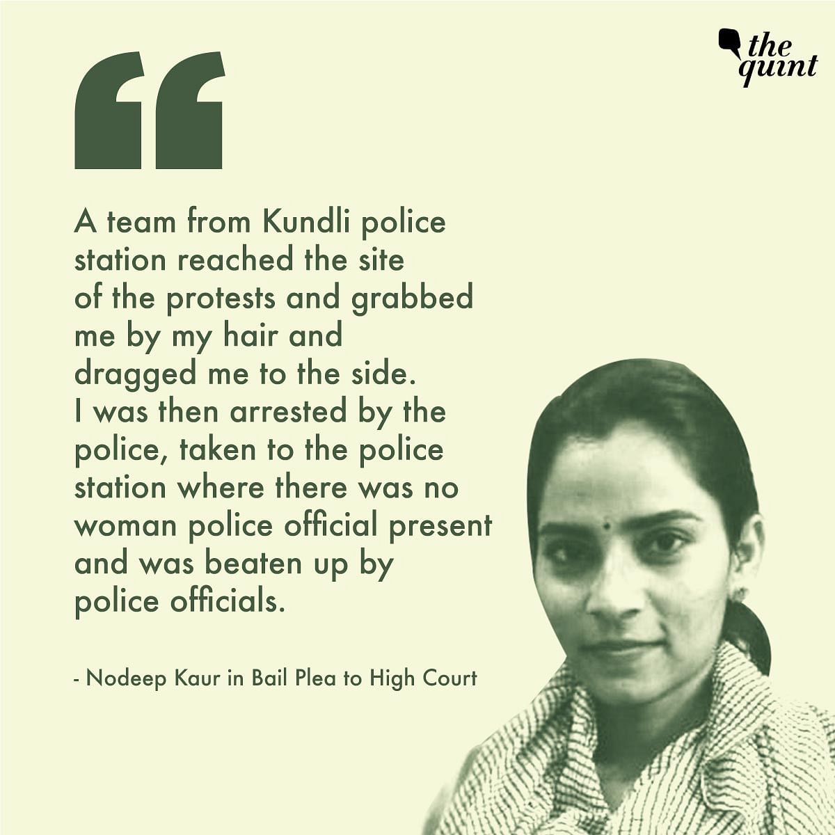 Arrested, allegedly ‘beaten and abused by male cops, but not broken’ – Nodeep Kaur gets bail after 46 days in jail.