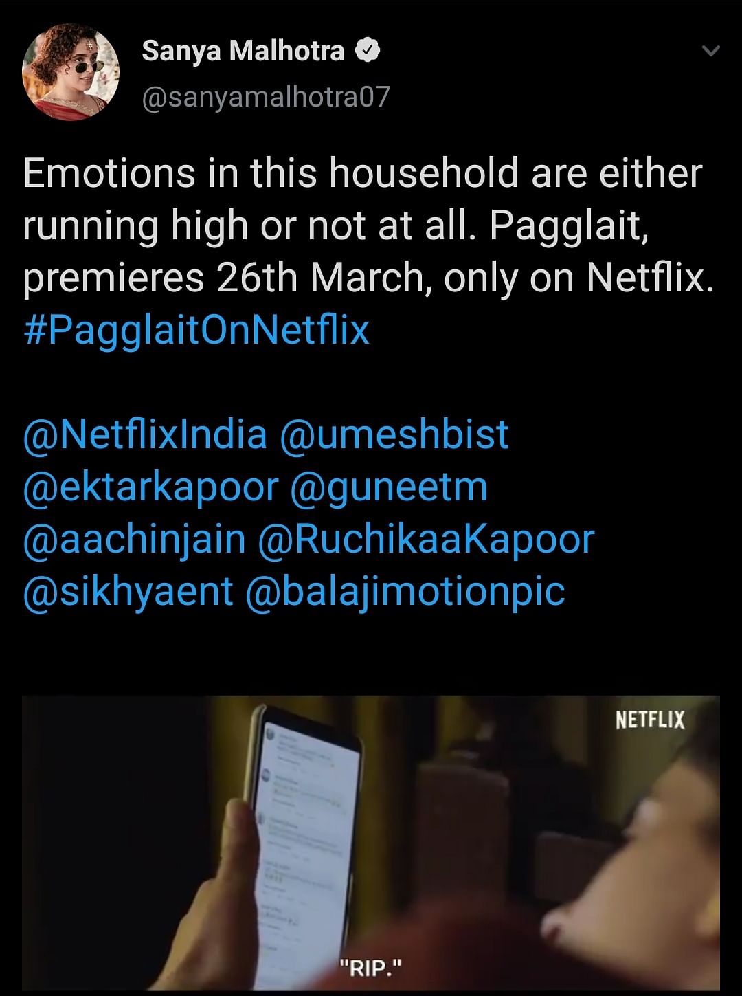 The film is all set to release on Netflix. 