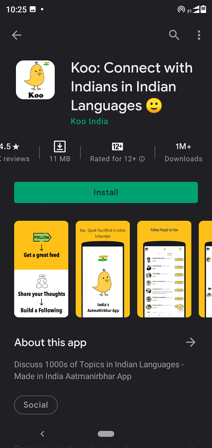Koo is a free-to-use microblogging platform, which can be downloaded from Google Play Store and Apple Store.