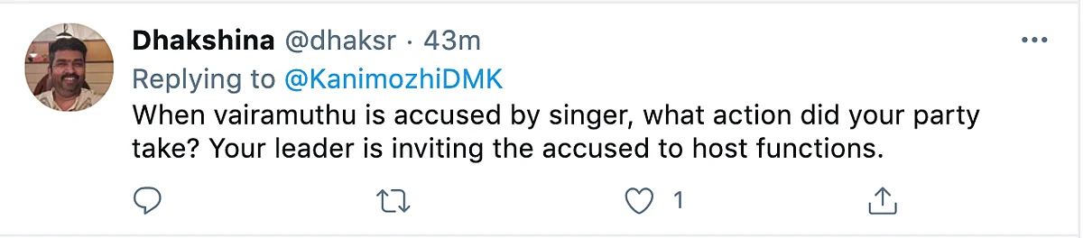 DMK Criticised for Inviting #MeToo Accused Vairamuthu to Event