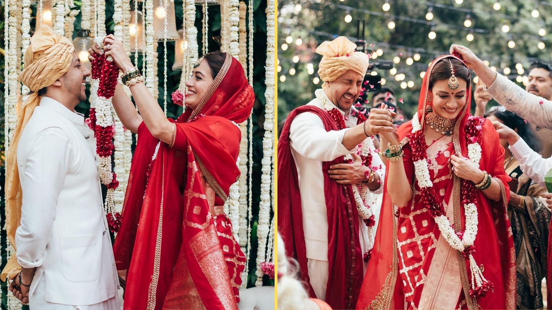  <p>Dia Mirza shares photos from her wedding with Vaibhav Rekhi.</p>