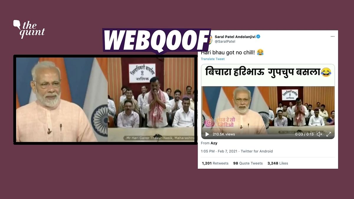 PM Modi Evading Question on Petrol Price? Viral Clip Is Edited