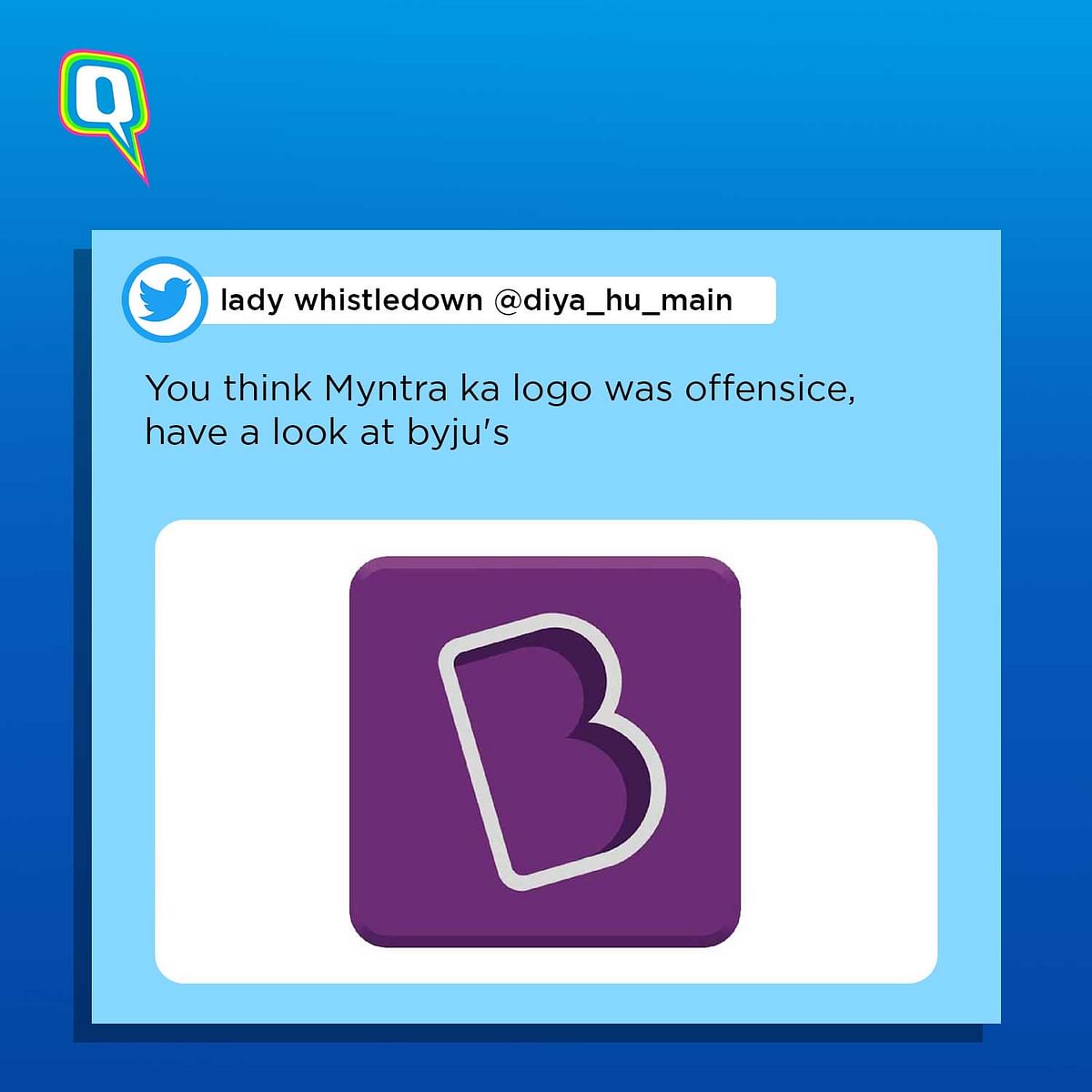 A Complaint was lodged alleging that the logo of e-commerce brand Myntra, is offensive and insulting to women.