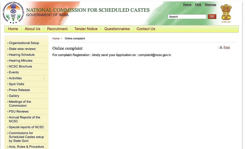 ‘NCSC, How Long Till SCs/Dalits Get an Online Grievance Portal’