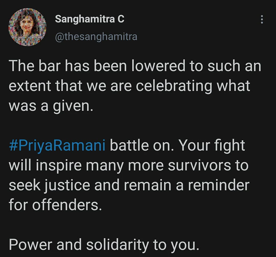 Long Live Truth & Justice: Twitter on Priya Ramani’s Acquittal