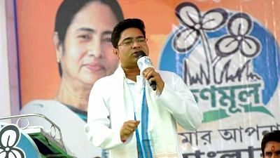 Trinamool Congress MP and Chief Minister Mamata Banerjee’s nephew  Abhishek Banerjee.&nbsp;