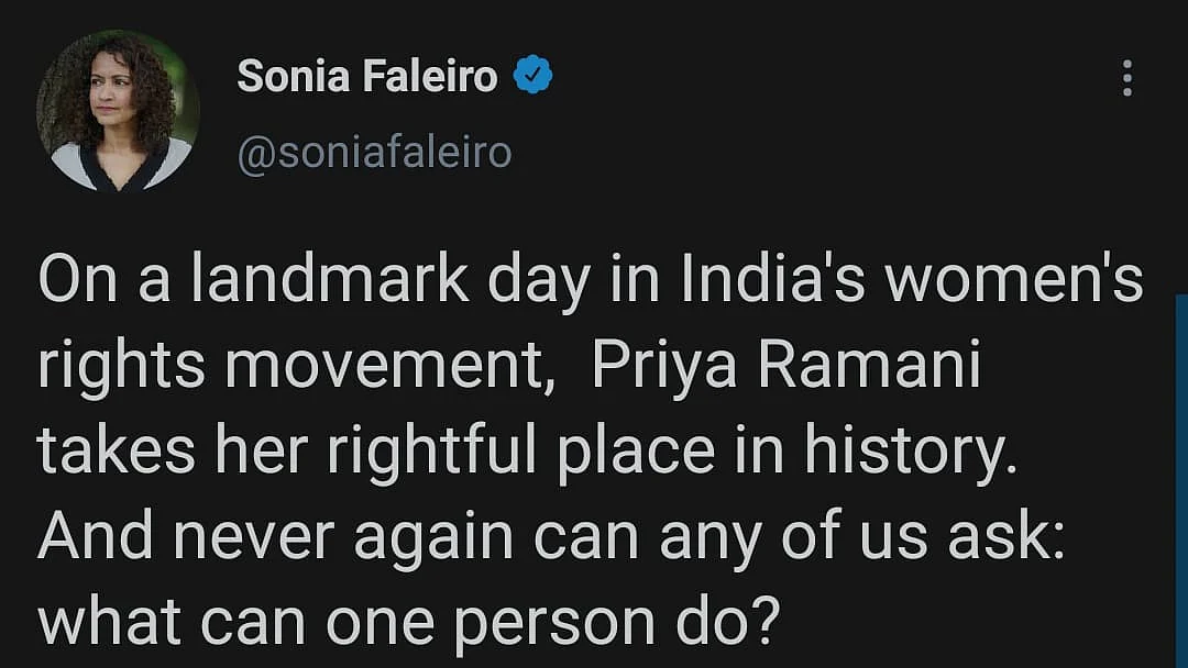Long Live Truth & Justice: Twitter on Priya Ramani’s Acquittal