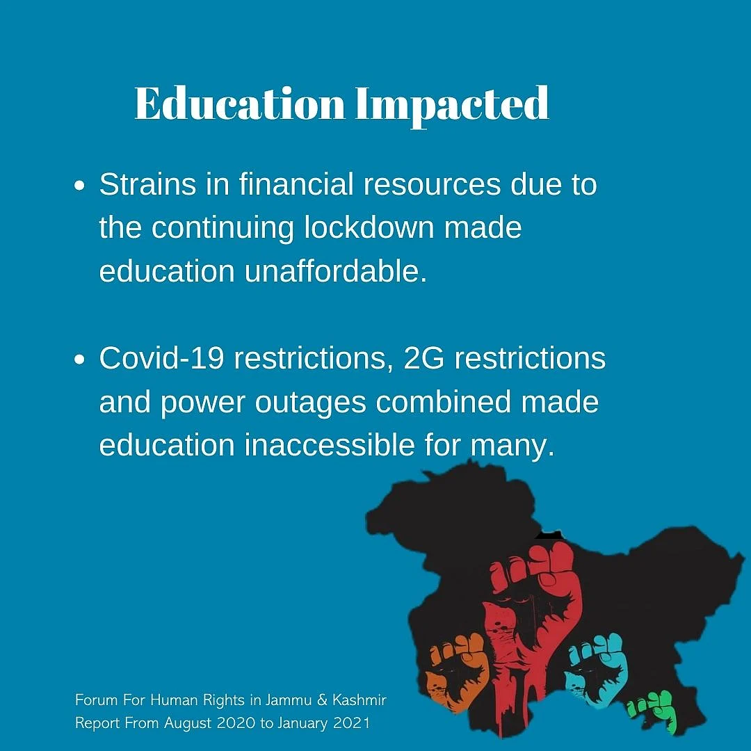 Coupled with erratic 2G network and internet shutdowns, continued to plague school children.