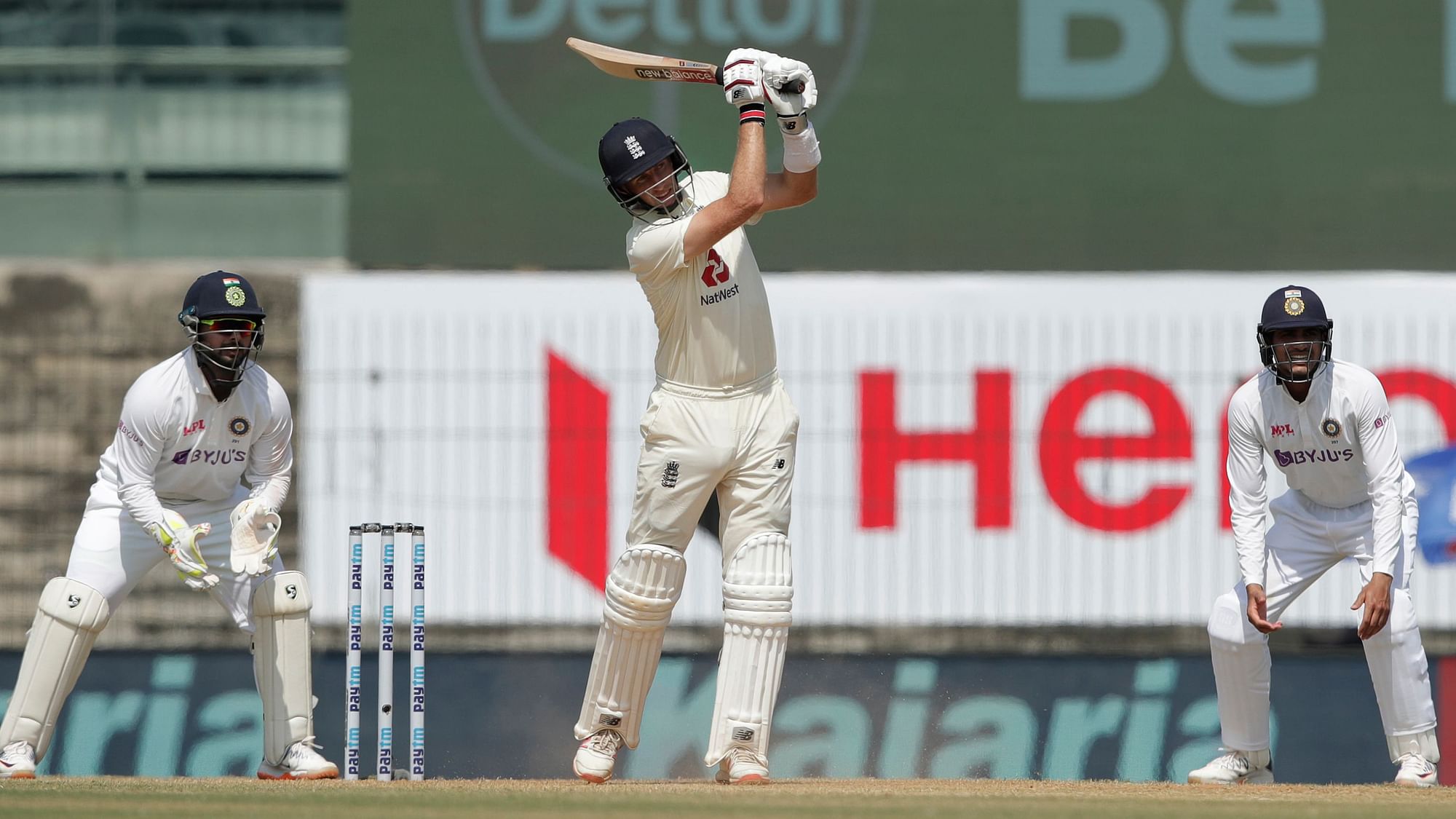 Joe Root scored a double hundred in the first innings in Chennai.&nbsp;