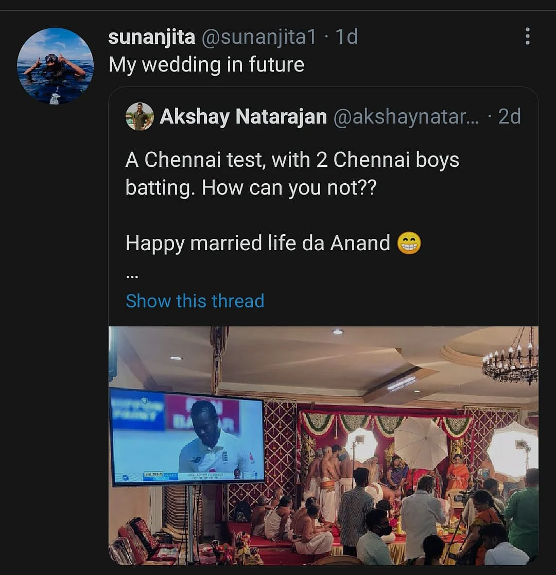 Live Screening of Cricket Match at an Indian Wedding Goes Viral