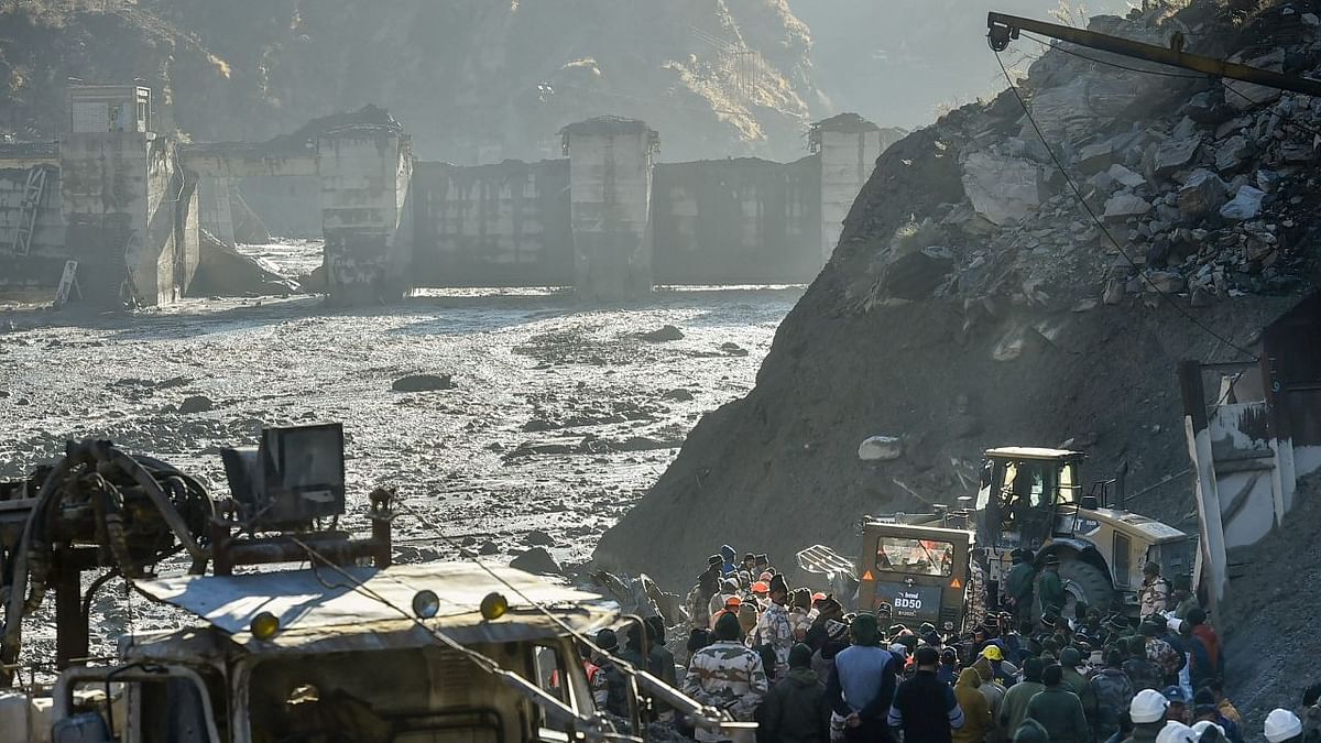 Huge Tunnel Rescue Op in Uttarakhand, Day after Glacier Burst 