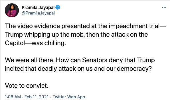 Vote to Convict: Indian-American Lawmakers on Trump’s Impeachment