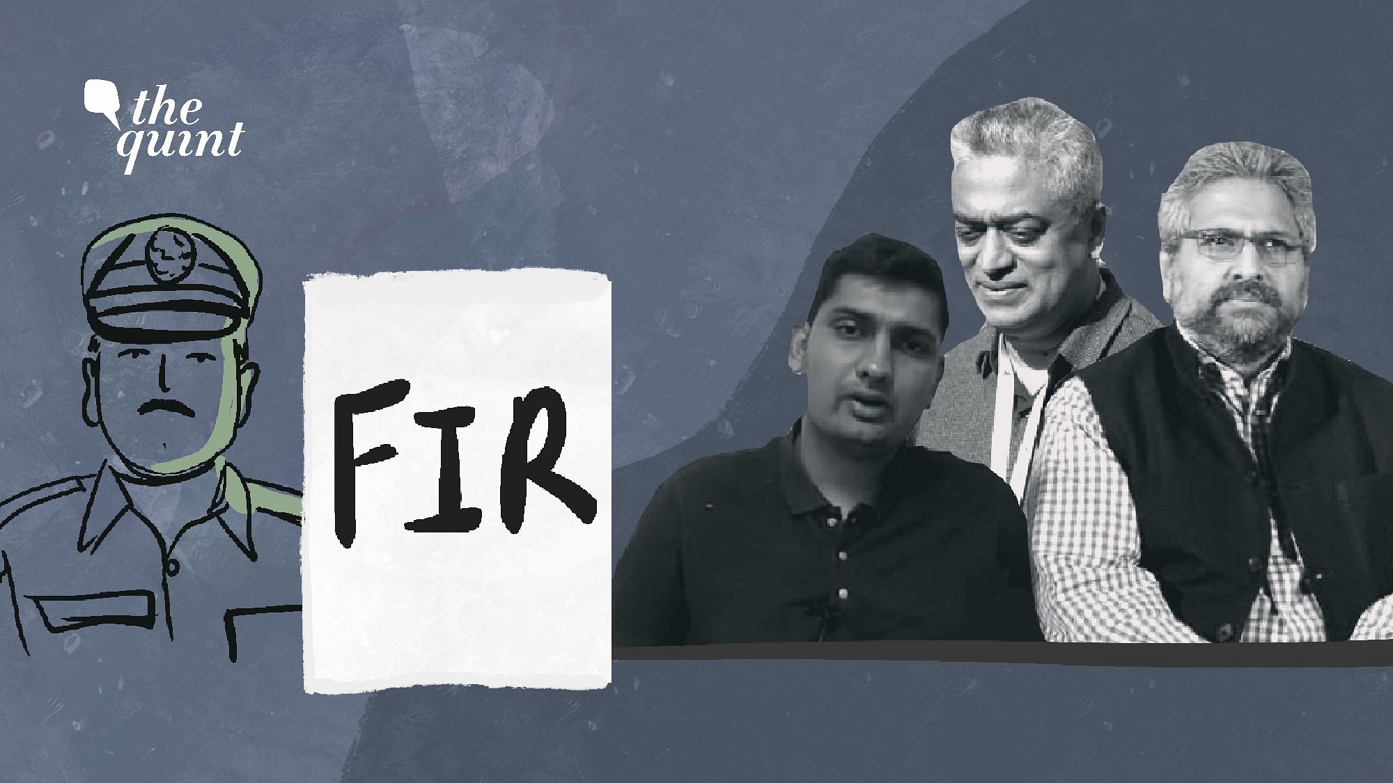 FIRs have been registered against several journalists in recent days including Mandeep Punia, Rajdeep Sardesai, and Siddharth Varadarajan. Image used for representation.