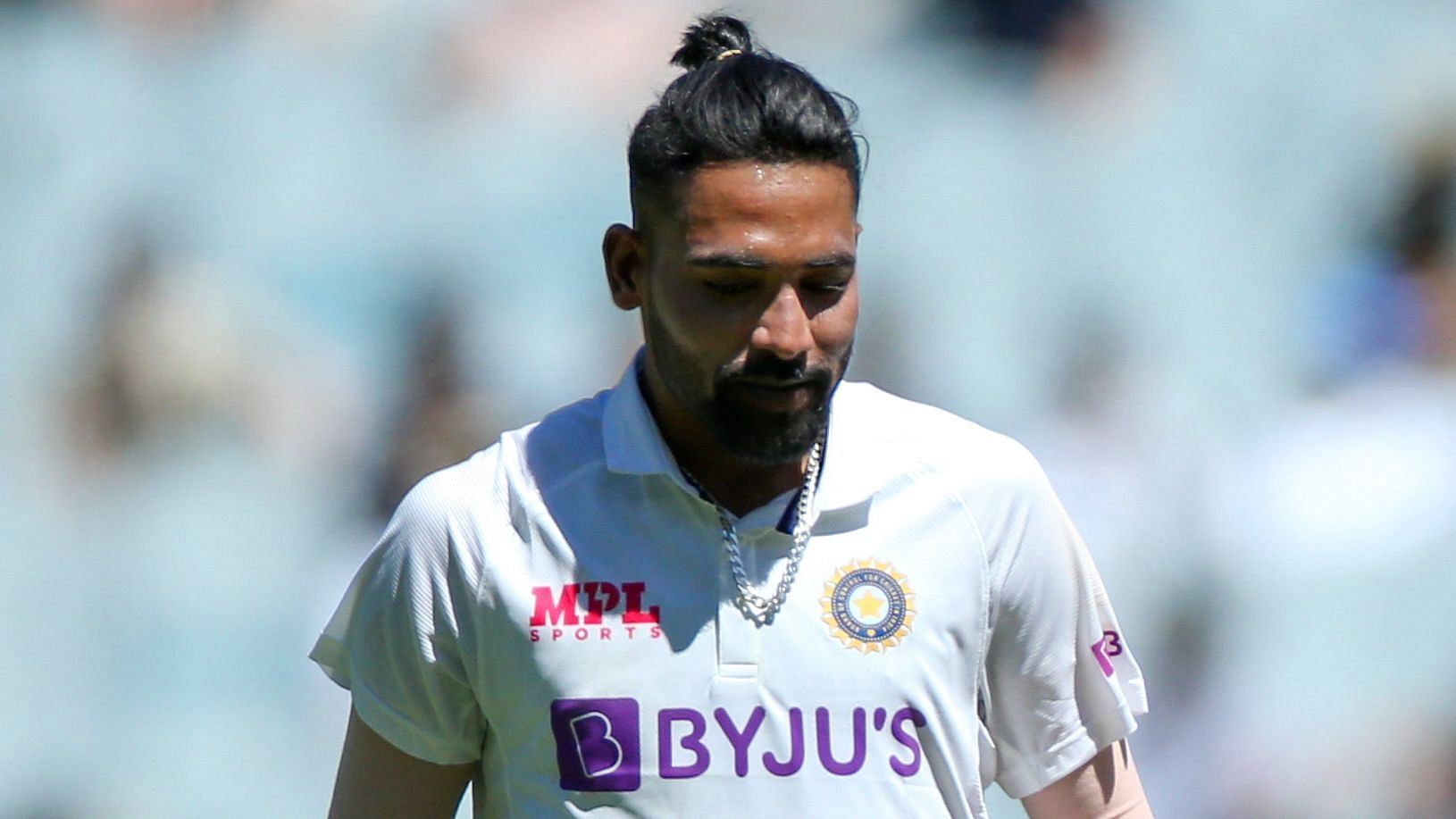 Mohammed Siraj is seen grabbing spinner Kuldeep Yadav by the neck in a video, after Day 2 of the Chennai Test.