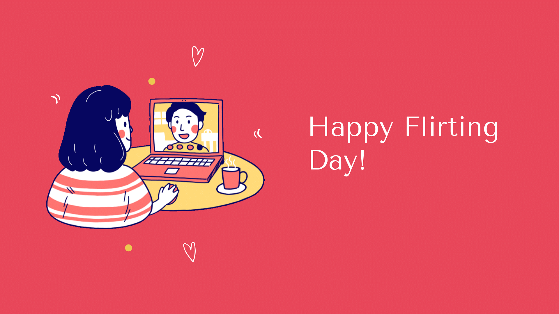 Happy Flirting Day 2020 Wishes WhatsApp Messages Facebook Quotes GIF  Images HD Wallpapers to Send Your Crush During AntiValentine Week    LatestLY