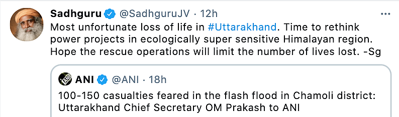 Haphazard Development Triggered U’khand Glacier Burst: Activists