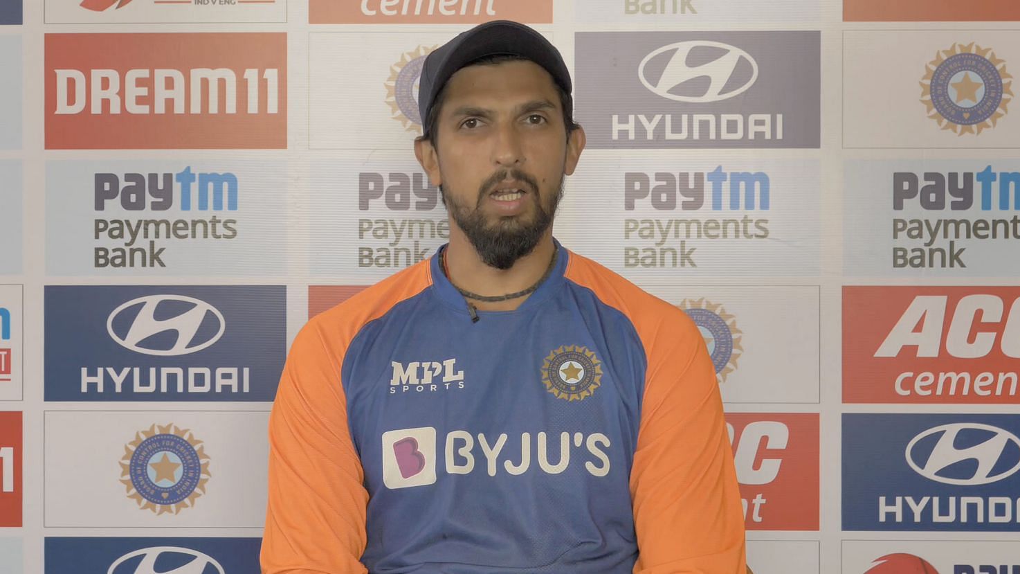 Ishant Sharma spoke to the media before playing his 100th Test for India, against England at Motera.