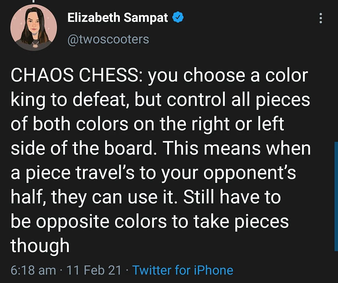 Sleepless Game Designer Comes up With Multiple Chess Variants