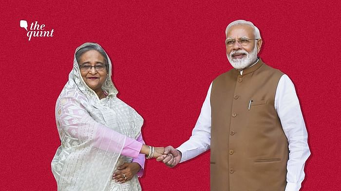 Image of Bangladeshi PM Sheikh Hasina (L) and PM Modi (R), used for representational purposes.