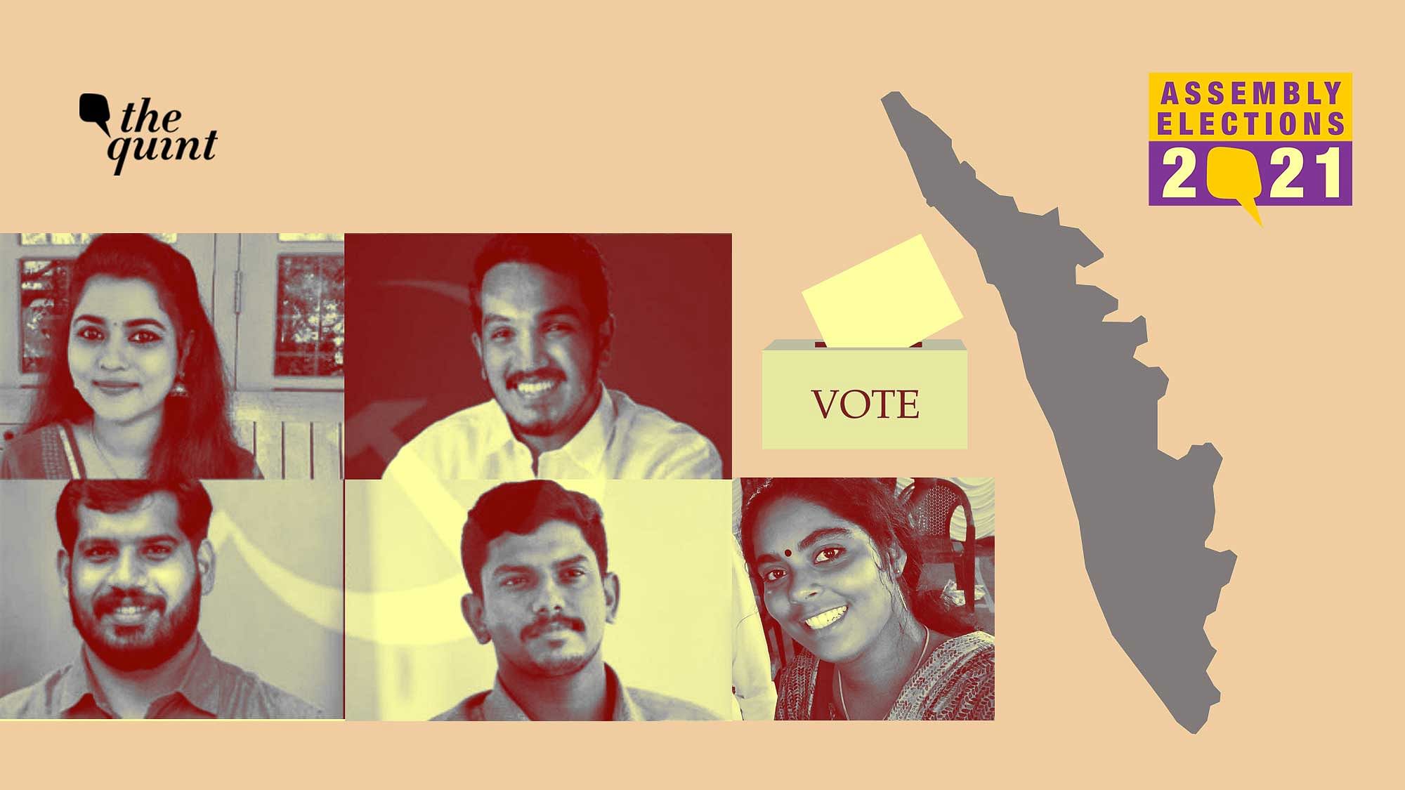 The young faces of the upcoming Kerala Assembly elections.