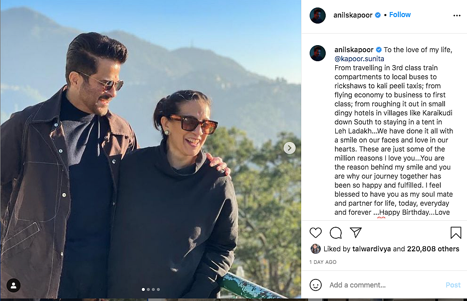 Anil Kapoor Gifts Sunita a Black Mercedes for Her B'day, See Pic