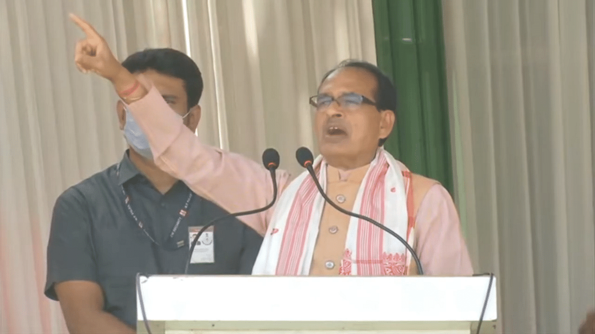 Shivraj Singh Alludes to Fake Clip to Attack Cong-AIUDF in Assam
