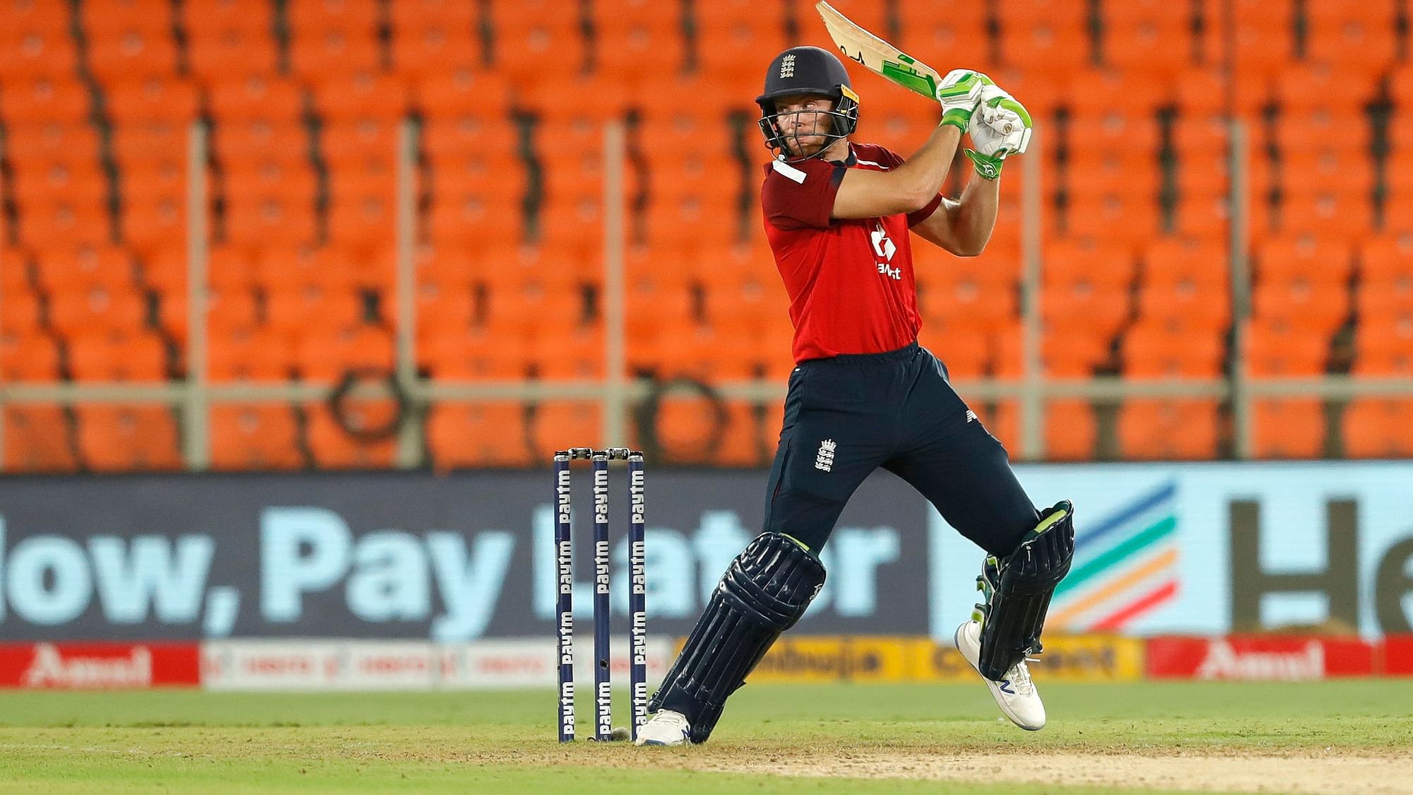 Jos Buttler scored 83 not out against India.&nbsp;