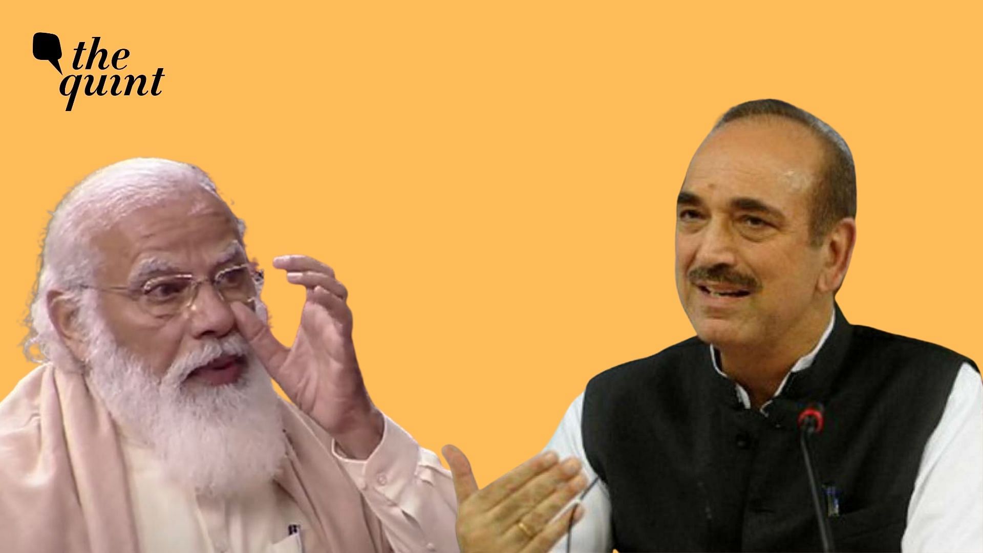 PM Modi had teared up on Ghulam Nabi Azad’s retirement from the Rajya Sabha.