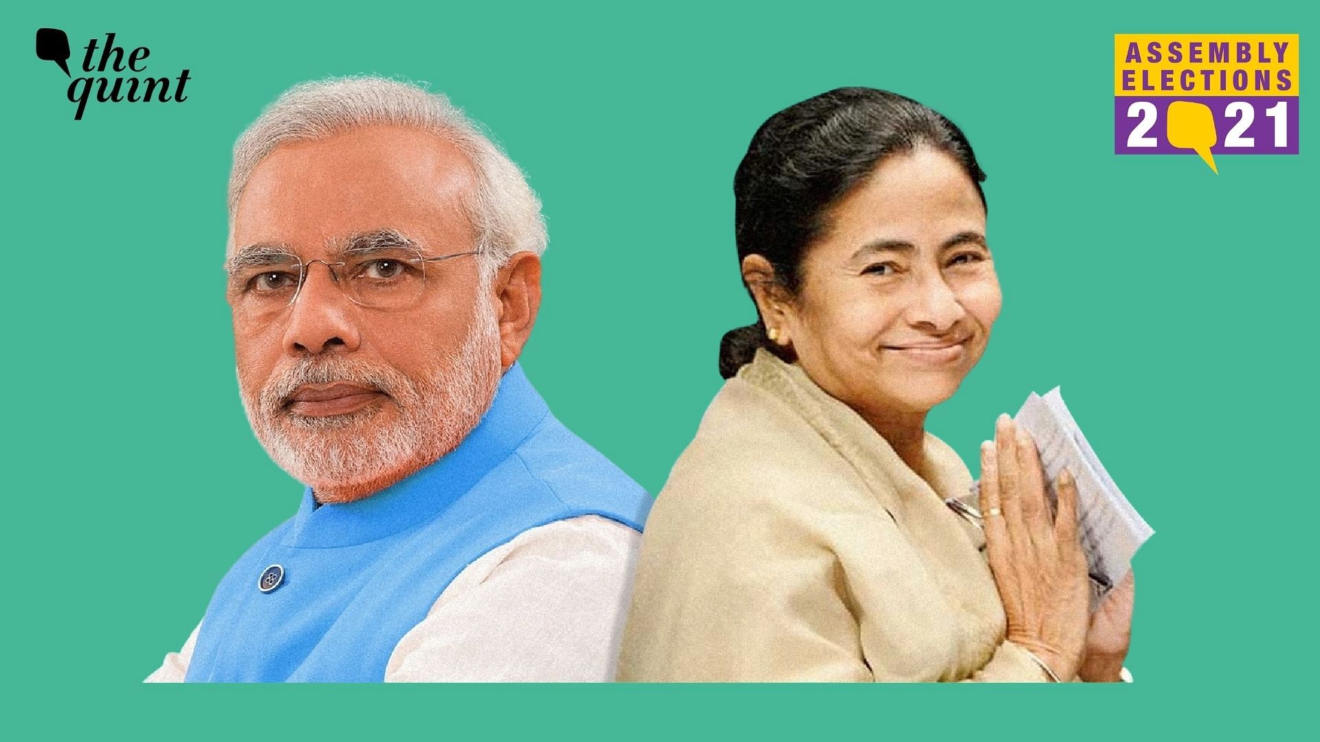 Prime Minister Narendra Modi and West Bengal CM Mamata Banerjee have been at loggerheads since the upcoming assembly elections in the state.&nbsp;