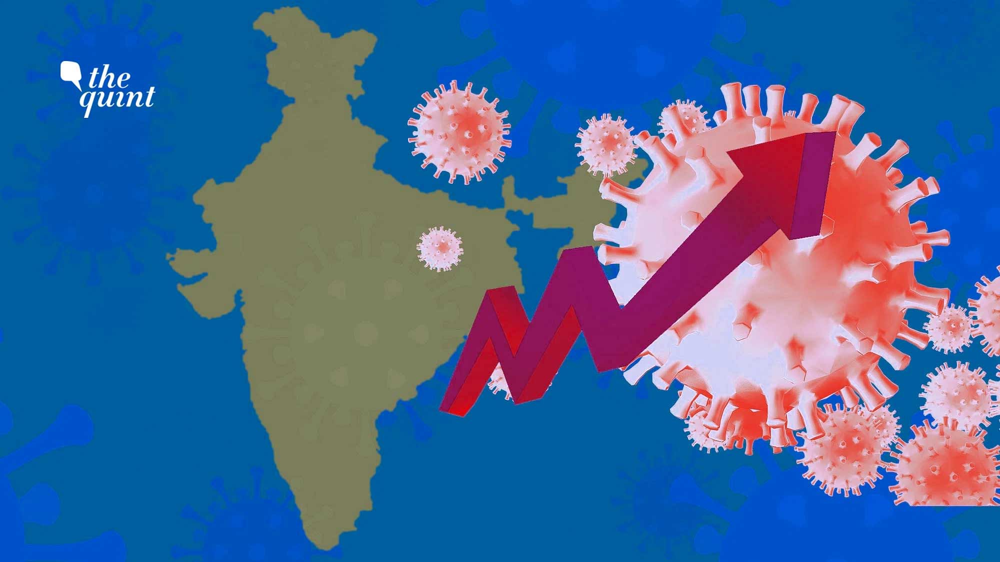 Image of India’s map and the coronavirus, used for representational purposes.