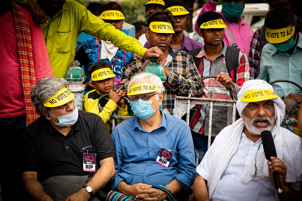 Sujato Bhadra (Left), Kushal Debnath (Centre) and Suresh Koth (Right)