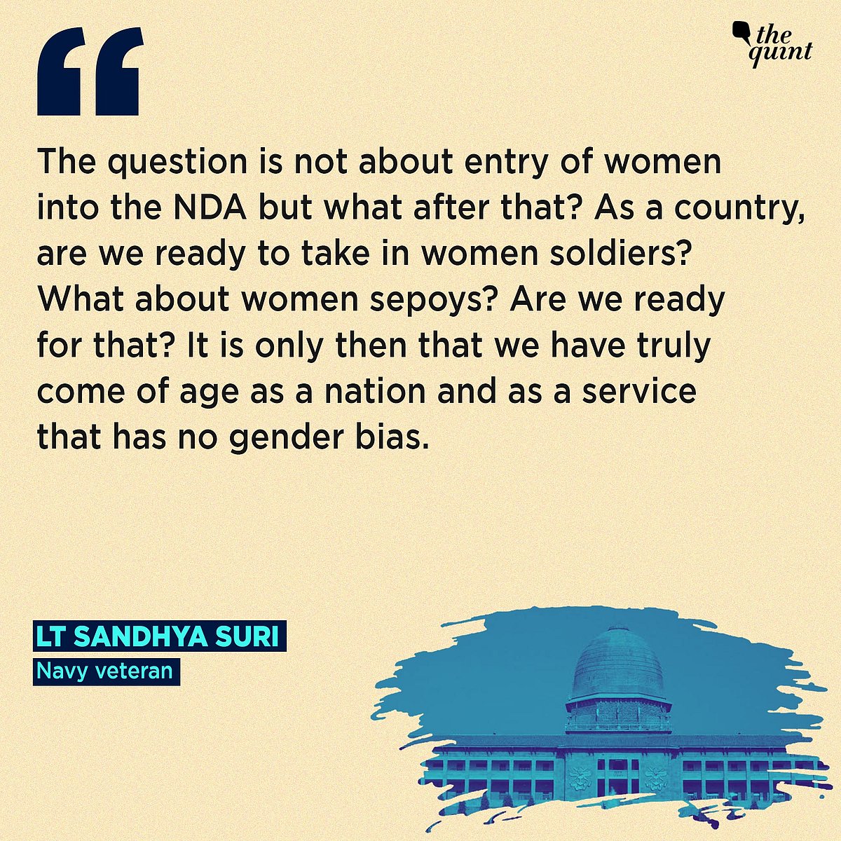 Women Not Allowed to Join NDA – What Difference Does It Make?