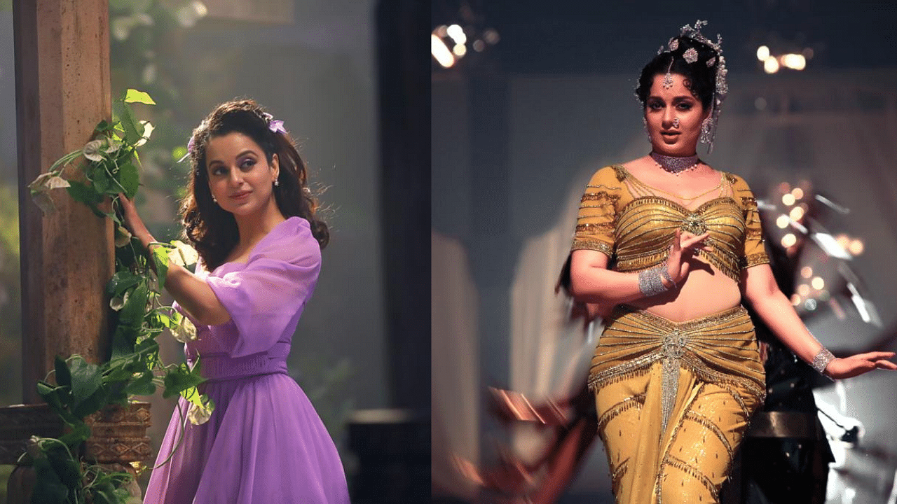 Actor Kangana Ranaut Shares Pictures of Her Look in 'Thalaivi', References  Her Weight Transformation
