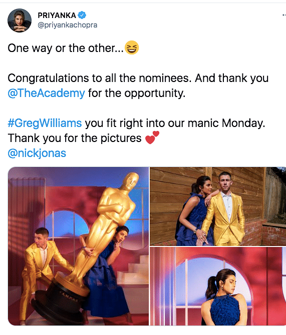 The duo announced the nominations on Monday, 15 March. 